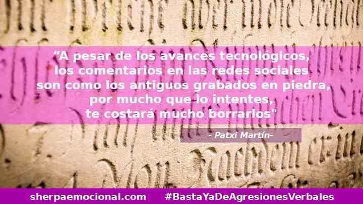 A pesar de la tecnología, los comentarios en las redes sociales son como antiguos los grabados en piedra, por mucho que lo intentes, te costará mucho borrarlos